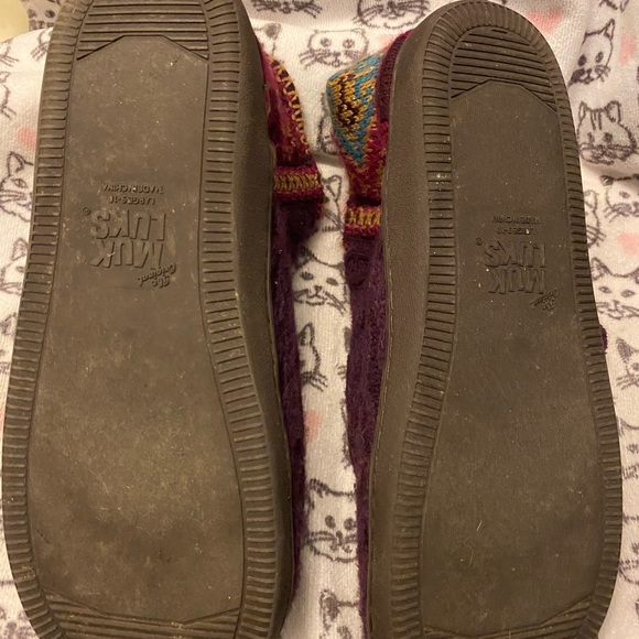 Muk Luks Purple Slippers - Picture 5 of 5